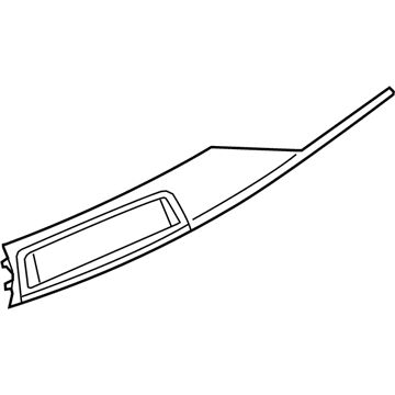 BMW 51-45-8-064-254 Trim Instrument Panel Hexagonal Aluminium.Passenger