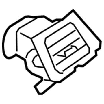 BMW 64-22-9-218-549 Fresh Air Grille, Left