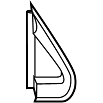 Mopar 68083130AD APPLIQUE-A Pillar