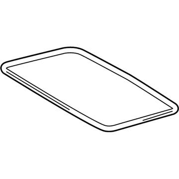 Lexus 63201-33083 Glass Sub-Assy, Sliding