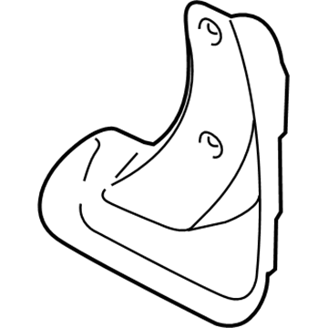 Kia 1MF46AC500 Splash Guards - Rear