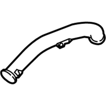Honda 17264-RX0-A00 Tube, Air Inlet (H)