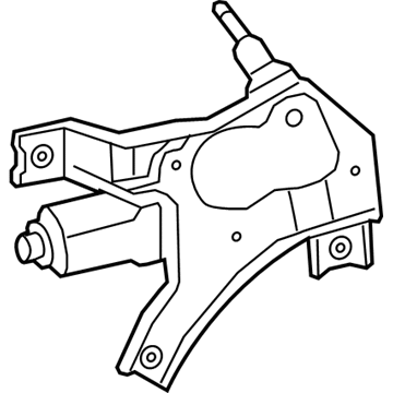 Mopar 5116146AE Motor-LIFTGATE WIPER