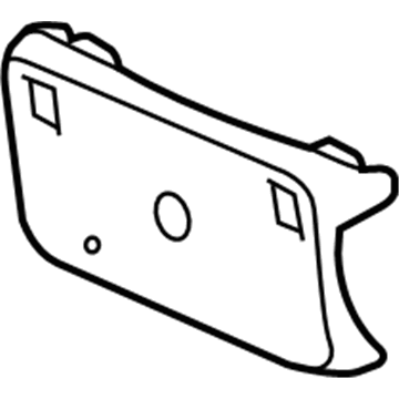 GM 23354526 License Bracket