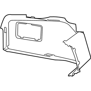 GM 92264595 Trunk Side Trim