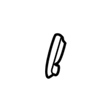 GM 84680122 Seat Belt Guide Cap