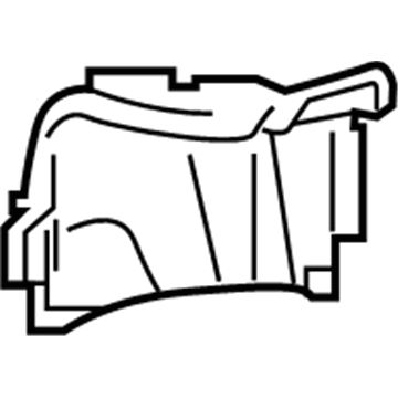 Honda 04608-TK8-A00ZZ Member Set, Right Front Extension (Lower)