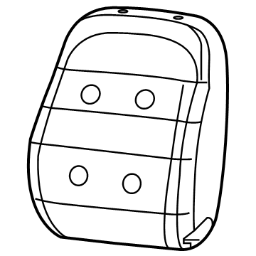 Mopar 68247603AA Foam-Front Seat Back