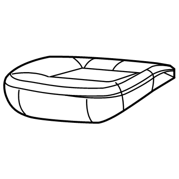 Mopar 68247602AA Seat Cushion Foam Front
