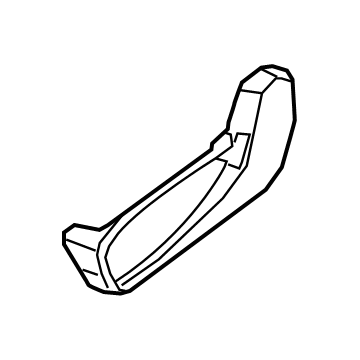 Nissan 87331-3LN0A Finisher-Cushion, Front Seat Inner RH
