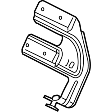 Honda 39161-TG7-A10 Bracket, L. Radio