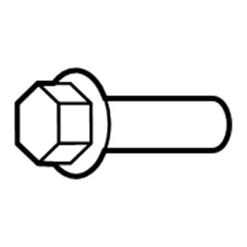 Mopar 6511769AA Bolt-6 LOBE RECESSED Head
