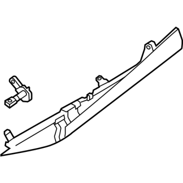 Nissan 68510-6RB0A Lid-Glove Box