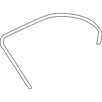 BMW 51-72-7-110-581 Edge Protection, Side Window Rear Left