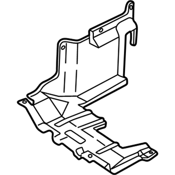 Kia 0K2A156111B Cover-Under, Front, RH