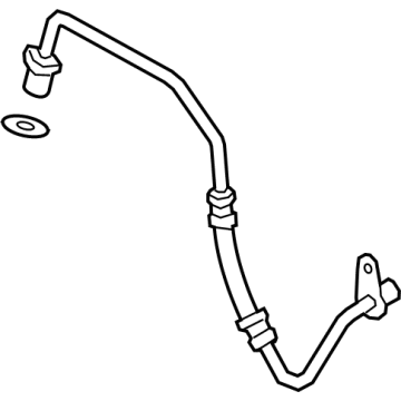 BMW 11-42-8-489-593 OIL SUPPLY LINE