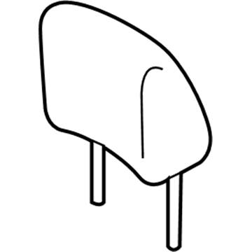 Nissan 86400-1KA0A HEADREST-Front