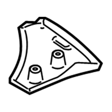 Nissan 74586-1AA0A Cover Rear Floor, Rear RH