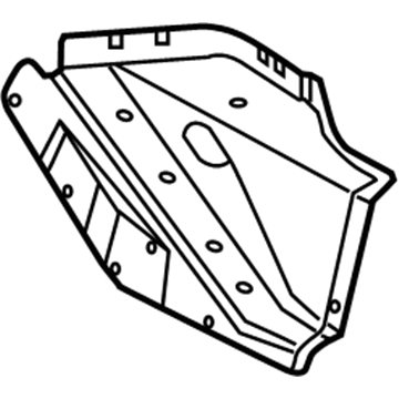 Nissan 767B4-1GR0A Support-Wheel House Member, RH