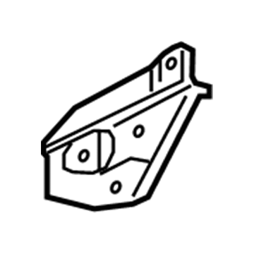 BMW 41-00-7-412-951 Left Engine Support Reinforcement