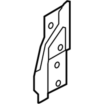 BMW 41-00-7-412-965 Left Interior Column A