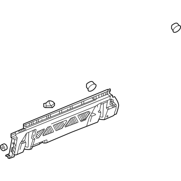 GM 84861629 MOLDING ASM-RKR PNL *CARBON FLASHT