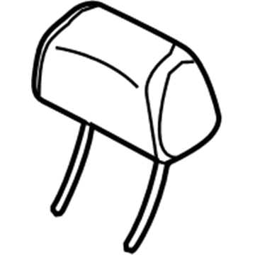 BMW 52-10-9-149-502 Head Rest Cloth