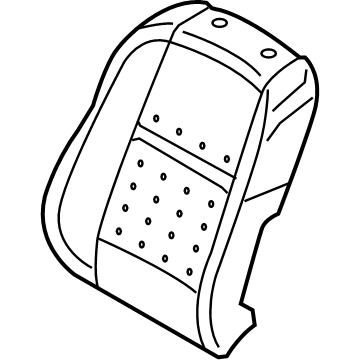 BMW 52-10-7-156-992 Backrest Upholstery