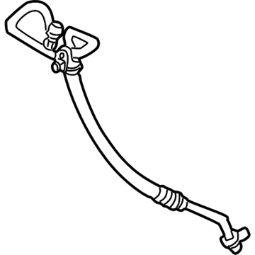 BMW 64-53-8-377-077 Pressure Hose, Compressor-Condenser