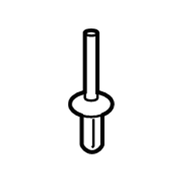 BMW 07-14-7-293-278 Expanding Rivet, Black