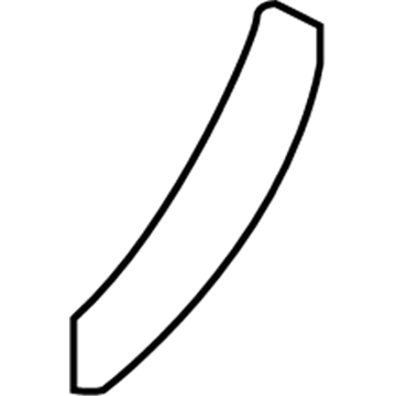 Hyundai 87539-F2000 Film-Rear Door Anti Chipping, LH
