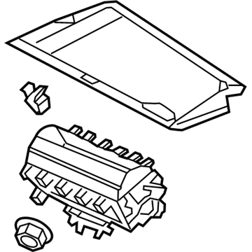 Honda 77820-TR0-A81ZB Module Assembly, Passenger (Mocha Gray)