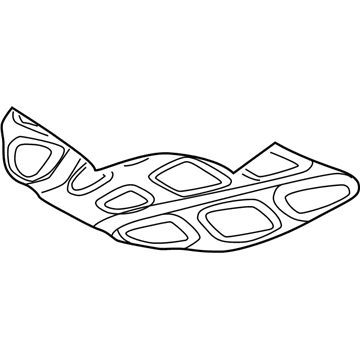 Hyundai 81125-2C001 Pad-Hood Insulating