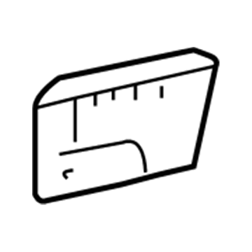 Lexus 67923-30140 Cushion, Front Door Stiffener, NO.1