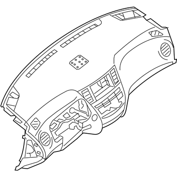 Nissan 68100-9PJ0A Panel & Pad Assy-Instrument