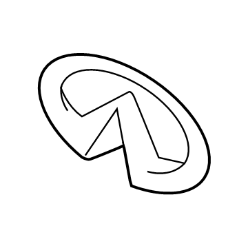 Infiniti 62890-4HB0A Radiator Grille Emblem