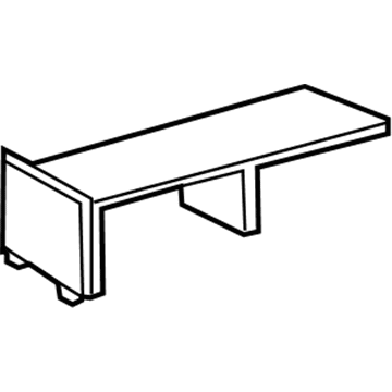 Lexus 55512-48040 Plate, Glove Compartment