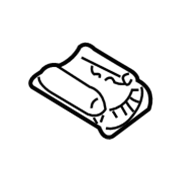 GM 10318548 Cover-Driver Seat Outer Adjuster Rear Finish *Black