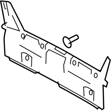 Ford 6G1Z-5411318-BA Trunk Trim Panel