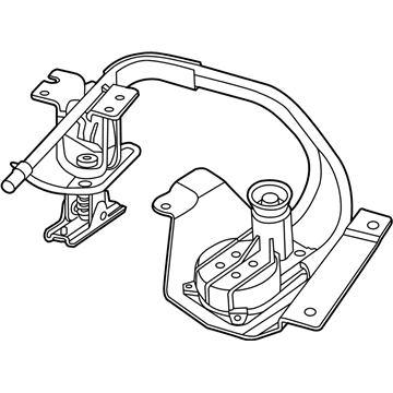 Mopar 68165597AF WINCH-Spare Tire Carrier