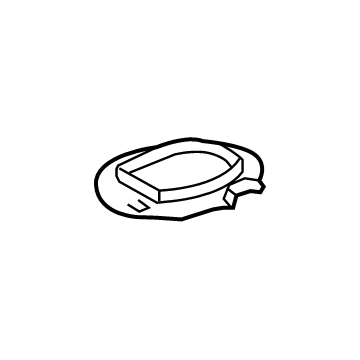 Hyundai 54633-F2000 Front Spring Pad, Lower