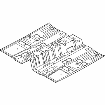 Hyundai 65101-L5000 Panel Assembly-Center Floor