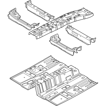 Hyundai 65100-L5000 Panel Assembly-Floor, Ctr
