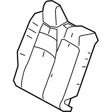 Toyota 71651-02860 Seat Back Pad