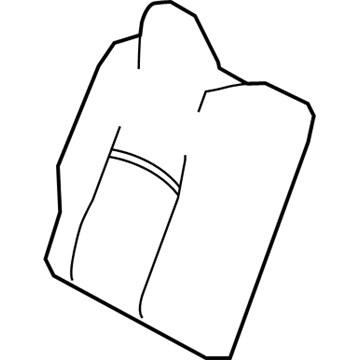 Toyota 71077-0Z321-B0 COVER SUB-ASSY, RR S