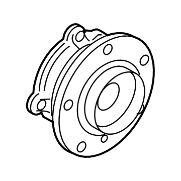 BMW 31-20-6-899-176 WHEEL HUB WITH BEARING
