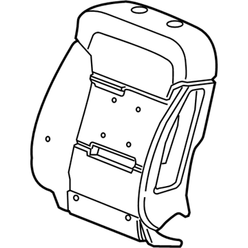 GM 84381556 Seat Back Pad