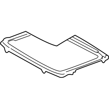 Lexus 63142-50030 Reinforcement Sub-Assy, Roof Panel, Rear
