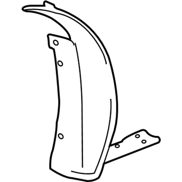 GM 25954139 Liner-Front Wheelhouse Rear
