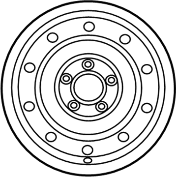 Kia 529102K900 Wheel Assembly-Temporary